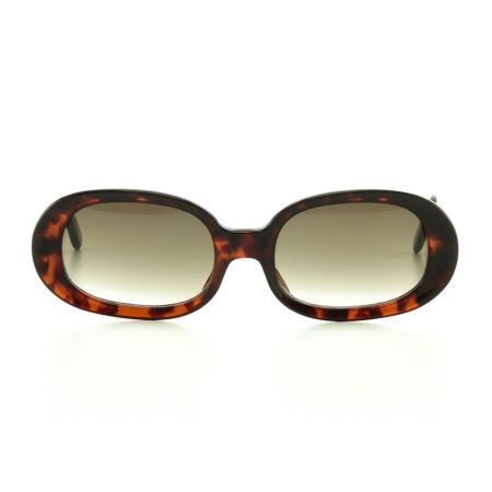 Óculos de Sol Tartaruga Escuro Redondo Ventura