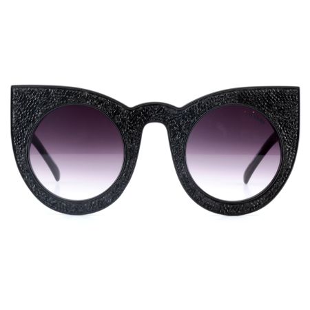 Óculos de Sol Preto/Brilho Gatinho Ventura 