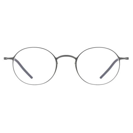 Armação de Óculos de Grau Redondo Grafite Ventura