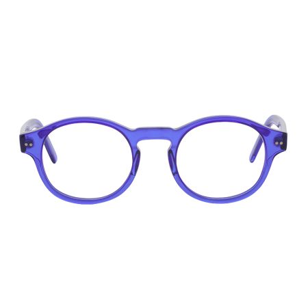 Armação de Óculos de Grau Redondo Azul Ventura