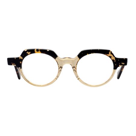 Armação de Óculos de Grau Redondo Bege/Tartaruga Bege Ventura
