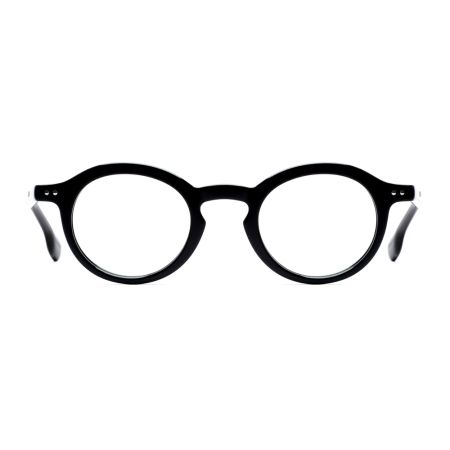 Armação de Óculos de Grau Redondo Preto Ventura