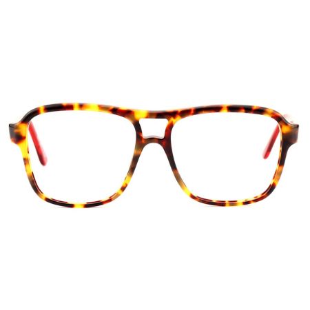 Armação de Óculos de Grau Tartaruga/Vermelho Ventura