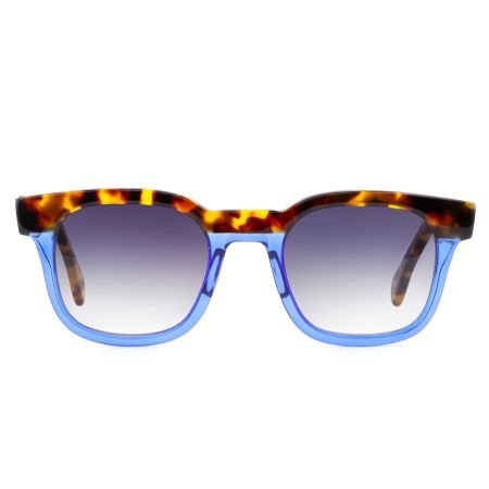 Óculos De Sol Quadrado Tartaruga/Azul Ventura