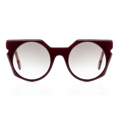 Óculos De Sol Gatinho Vinho/Rosa Ventura