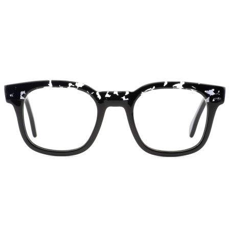 Armação de Óculos de Grau Quadrado Tartaruga Cinza/Preto Ventura