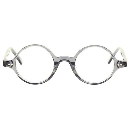Armação de Óculos de Grau Redondo Cinza Cristal Ventura