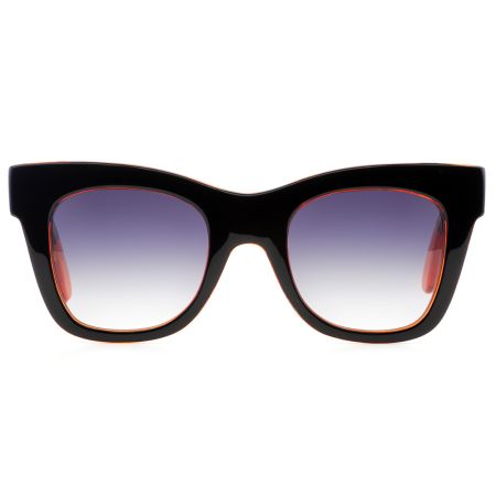 Óculos De Sol Quadrado Preto/Laranja Ventura