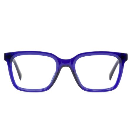 Armação de Óculos de Grau Quadrado Azul Ventura