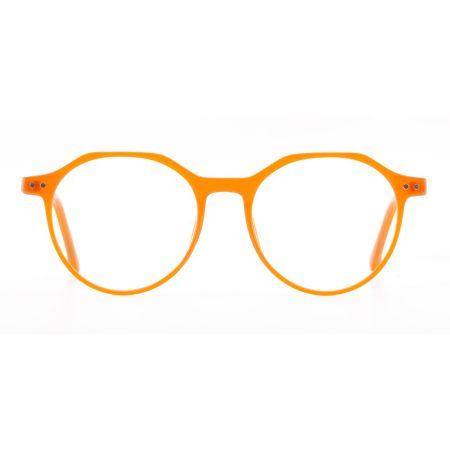 Armação de Óculos de Grau Redondo Âmbar Ventura