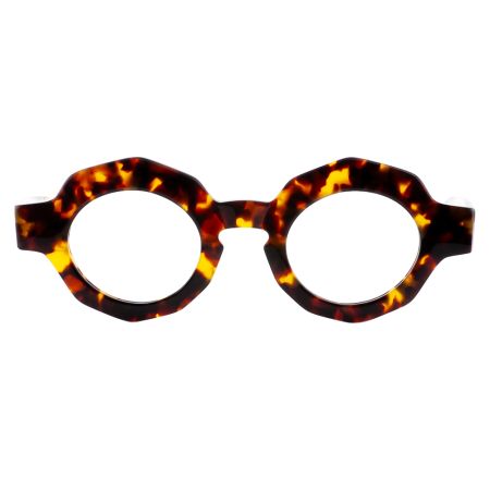 Armação de Óculos de Grau Redondo Tartaruga Ventura