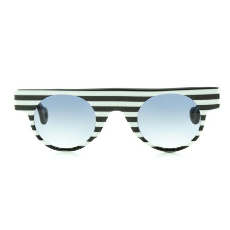 Óculos De Sol Aviador Branco/Preto Ventura