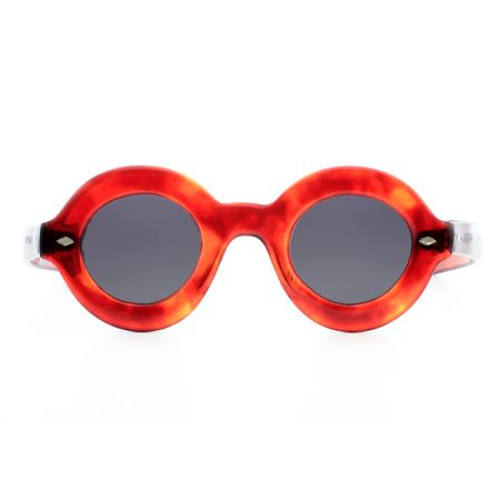 Óculos de Sol Redondo Vermelho Ventura