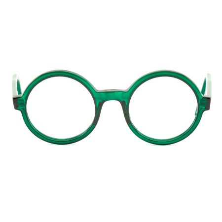 Armação de Óculos de Grau Redondo Verde Ventura